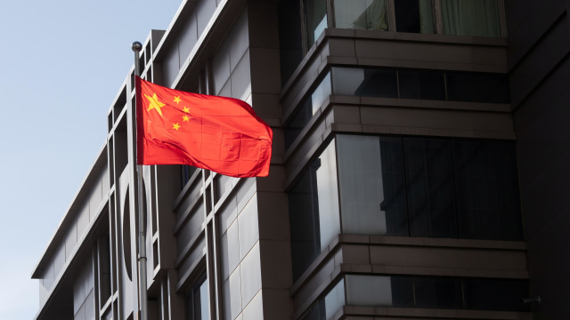 Gedung Konsulat China di Houston. Foto: Adrees Latif/REUTERS