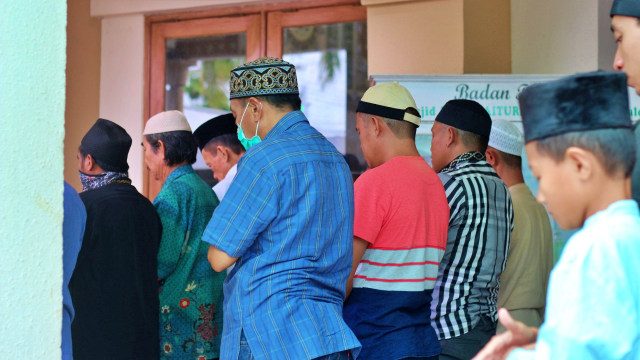 Ilustrasi salat berjemaah. Foto: Dok banthayoid (Wawan Akuba)