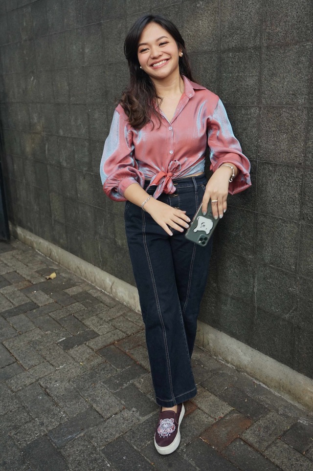 Amel Carla saat ditemui di kawasan Tendean, Jakarta. Foto: Dok. Ronny
