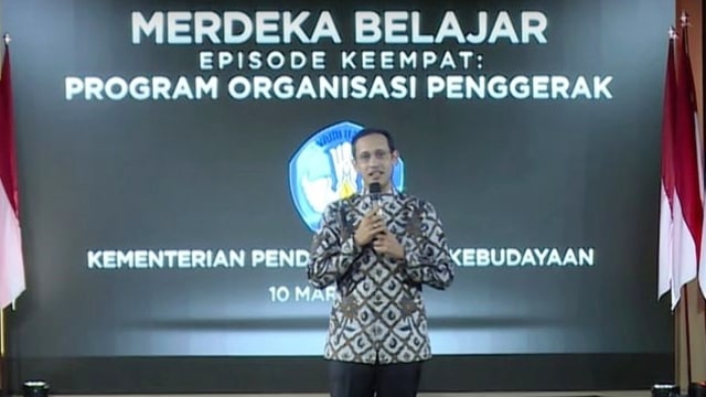 Mendikbud Nadiem Makarim. Foto: Kemendikbud