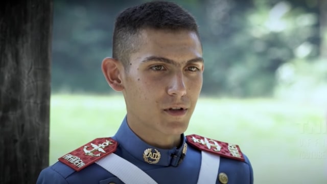 Taruna Angkatan Militer, Enzo Zenz Allie. Foto: Tangkapan layar via Youtube/TNI AD