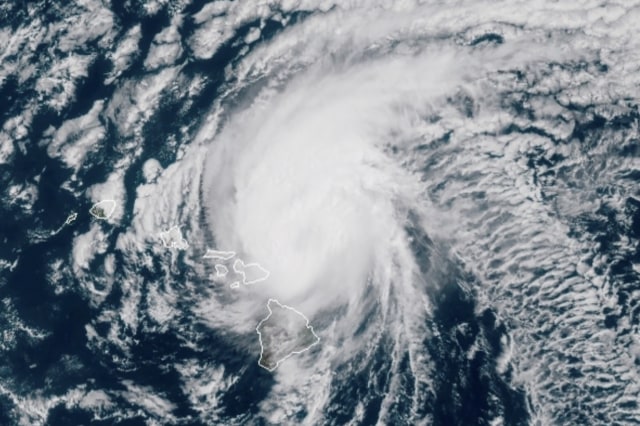 Badai Douglas, Hawaii Foto: REUTERS