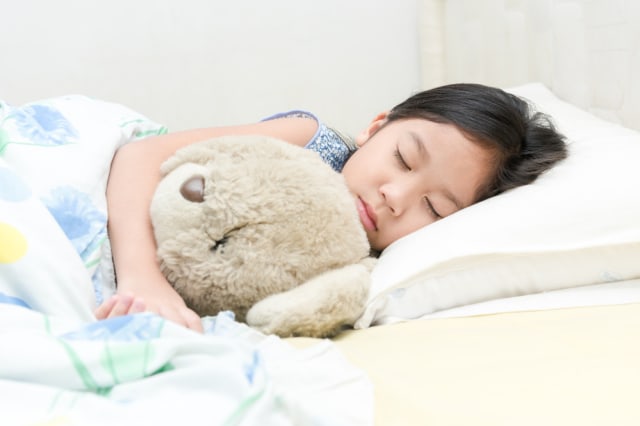 Anak sedang tidur. Foto: Shutterstock