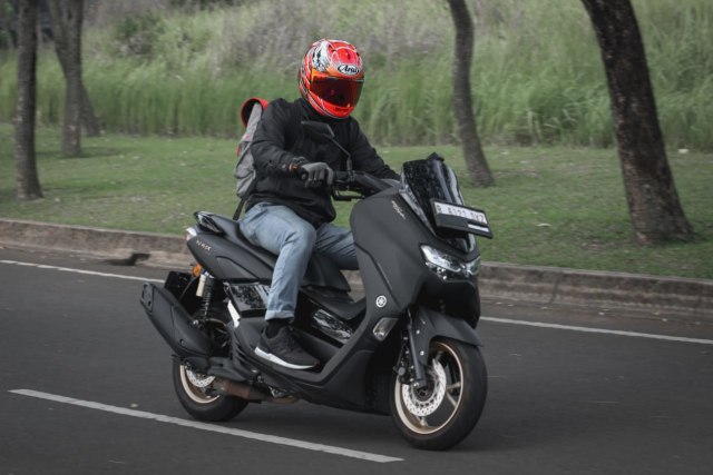 Mencoba all new Yamaha NMax 2020. Foto: Bangkit Jaya Putra/kumparan