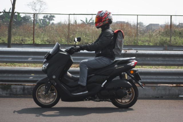 Mencoba all new Yamaha NMax 2020. Foto: Bangkit Jaya Putra/kumparan