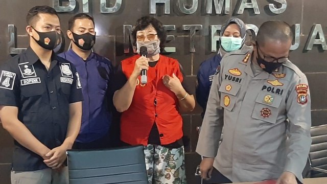 Jumpa pers kasus dugaan pencemaran nama baik yang dilaporkan Komisaris Utama PT Pertamina Basuki Tjahja Purnama atau Ahok di Polda Metro Jaya.  Foto: Dok. istimewa