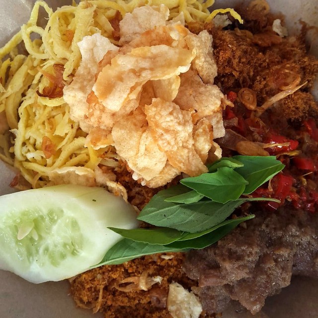 Nasi langgi buatan Ribkah Irawati yang cukup digemari masyarakat Cirebon. (Foto: Koleksi Jeremy Huang)
