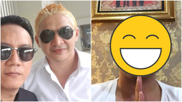 Penampilan Pasha Ungu dengan gaya rambut pirang. Foto: Instagram @pashaungu_vm