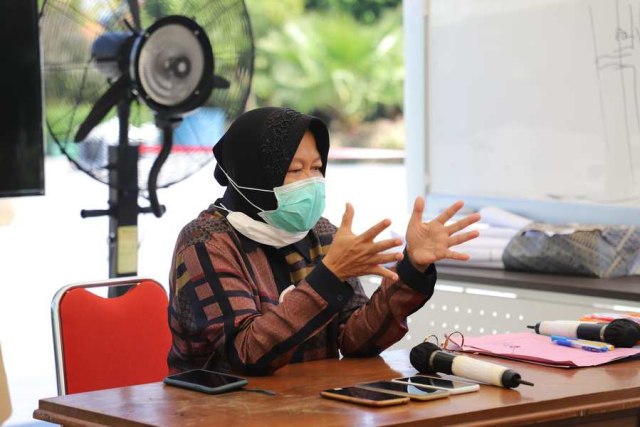 Wali Kota Surabaya Tri Rismaharini.