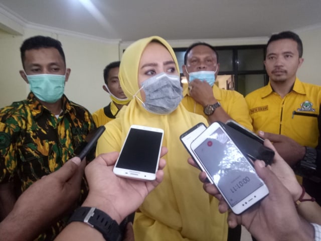 Ketua Dewan Pimpinan Daerah (DPD) Golkar Maluku Utara, Alien Mus. Foto: Rajif Duchlun/cermat