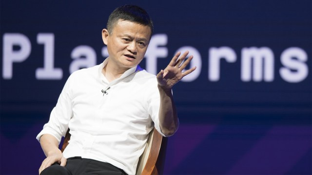 Salah satu bos besar teknolgi asal China, Jack Ma. Foto: ANTARA FOTO/ ICom/AM IMF-WBG/M Agung Rajasa