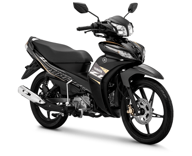 Tampilan warna baru Yamaha Jupiter Z1 Metalic Black. Foto: YIMM