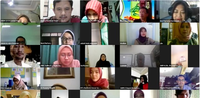 Seminar "Berbagi Praktik Terbaik (Best-Practice) Pembelajaran Daring bersama guru-guru inovatif alumni UHAMKA, Rabu, 5 Agustus 2020