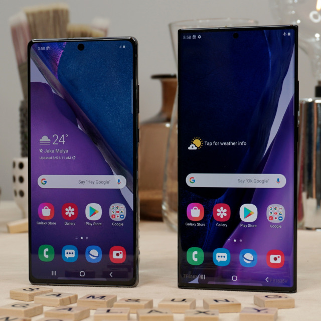 Samsung Galaxy Note 20 dan Samsung Galaxy Note 20 Ultra. Foto: Bianda Ludwianto/kumparan