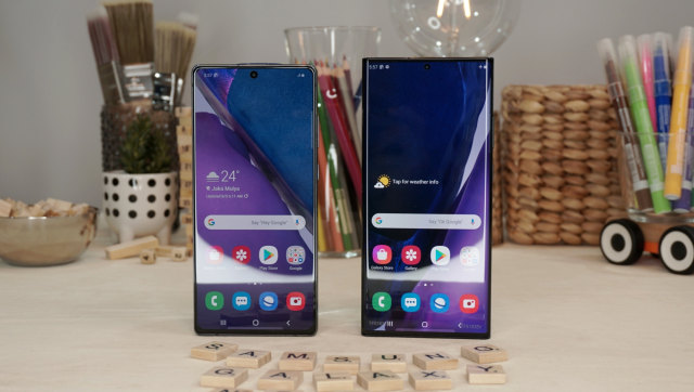 Samsung Galaxy Note 20 dan Samsung Galaxy Note 20 Ultra. Foto: Bianda Ludwianto/kumparan