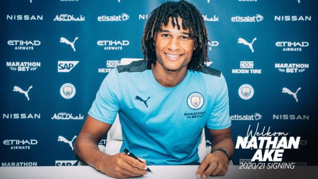 Nathan Ake resmi diboyong Man City. Foto: Manchester City