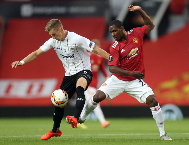 Manchester United vs LASK. Foto: REUTERS