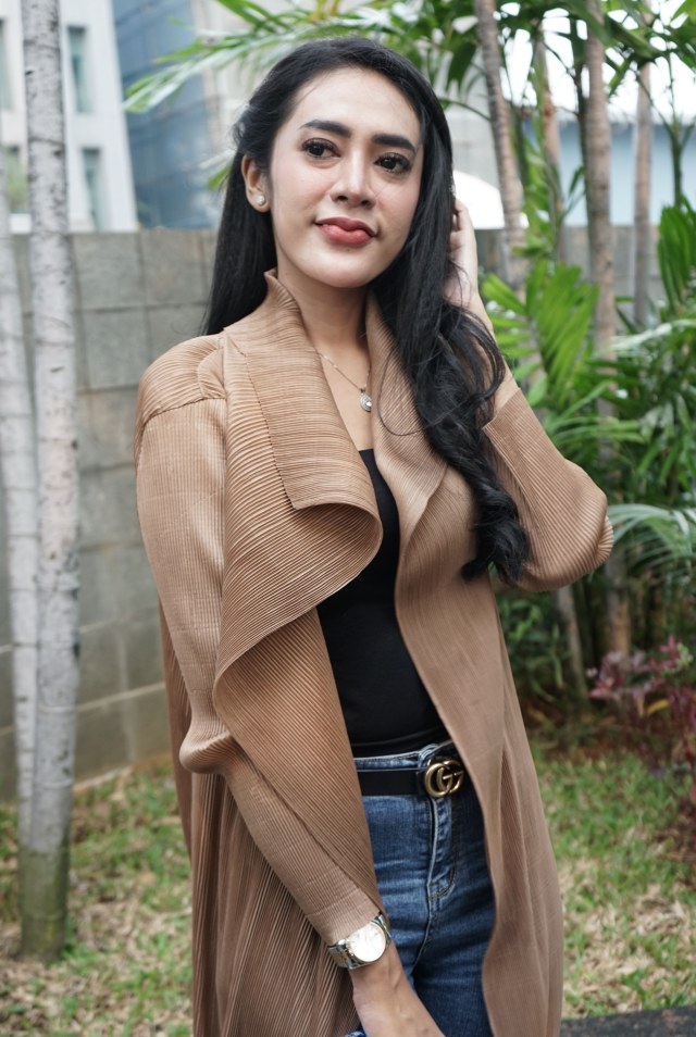 Vernita Syabilla saat ditemui di kawasan Tendean, Jakarta, Kamis, (6/8). Foto: Ronny