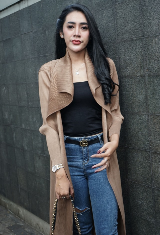 Vernita Syabilla saat ditemui di kawasan Tendean, Jakarta, Kamis, (6/8). Foto: Ronny