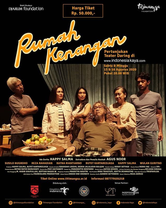 Pentas Rumah Kenangan. Foto: Dok: Instagram @titimangsafoundation