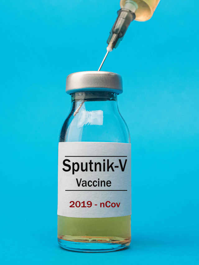 Ilustrasi Sputnik V, vaksin virus corona dari Rusia. Foto: Shutter Stock