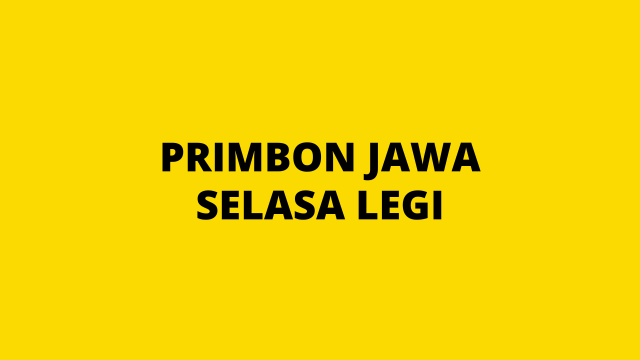 Primbon Jawa Selasa Legi. Dok: pribadi