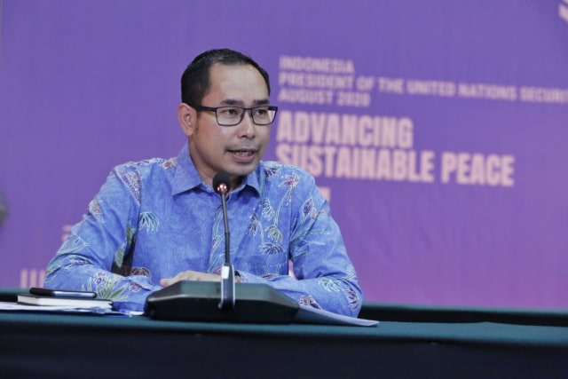 Direktur Perlindungan WNI dan BHI Kemlu, Judha Nugraha. Foto: Kemlu RI
