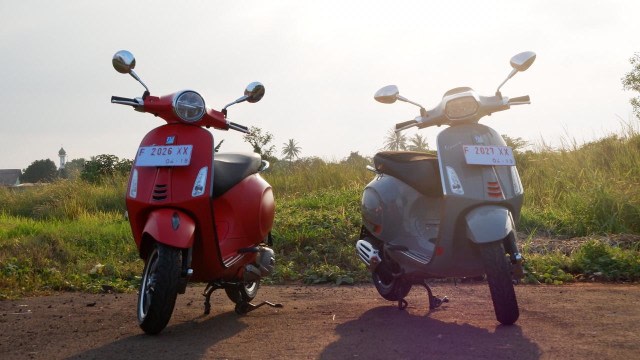 Motor Vespa Primavera S dan Sprint S Foto: Aditya Pratama Niagara/kumparanOTO