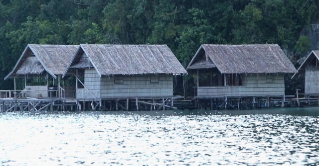 Salah satu homestay di Kampung Friwen, Raja Ampat yang sepi pengunjung (Dok. EcoNusa)