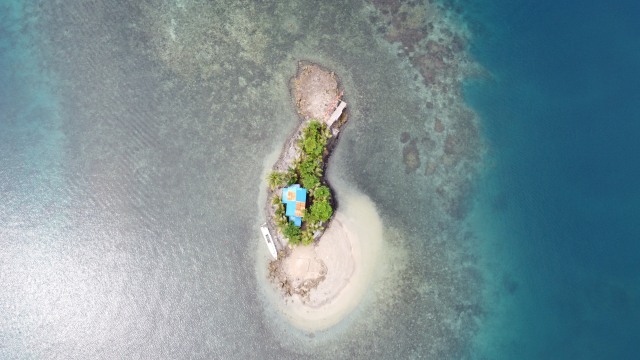 Pulau Tulang di Tobelo, Halmahera Utara. Foto: Faris Bobero/cermat