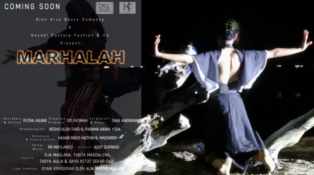 Pertunjukan seni yang berjudul "Marhalah" akan ditayangkan secara daring. Foto: Jambikita.id