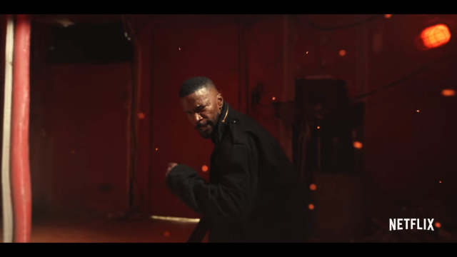 Jamie Foxx di Project Power dok YouTube Netflix