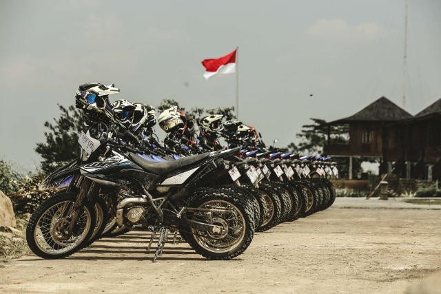 Deretan motor test ride Yamaha WR 155 R. Foto: YIMM