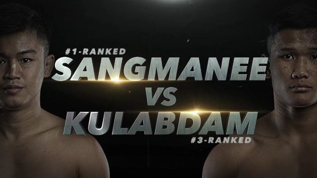 Sangmanee dan Kulabdam saling berhadapan dalam tajuk utama ONE: NO SURRENDER III (ONE Championship)