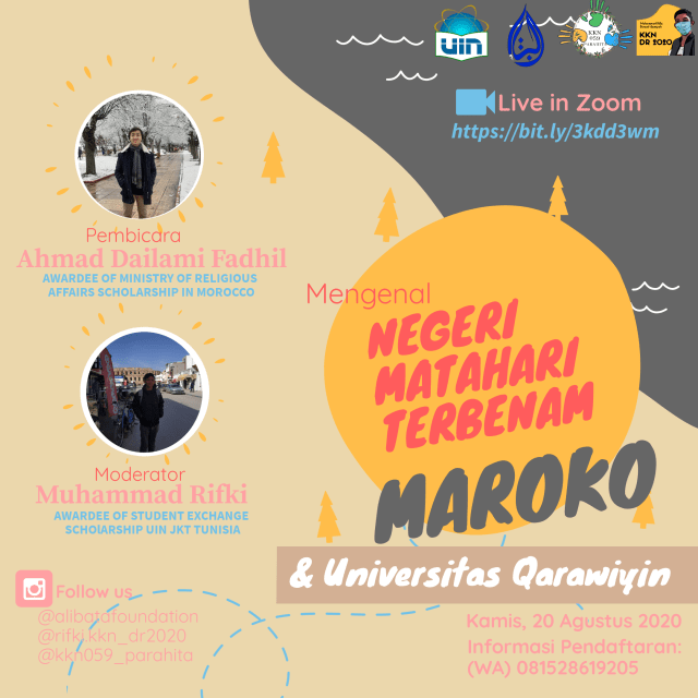 Pict: Webinar Internasional Maroko 