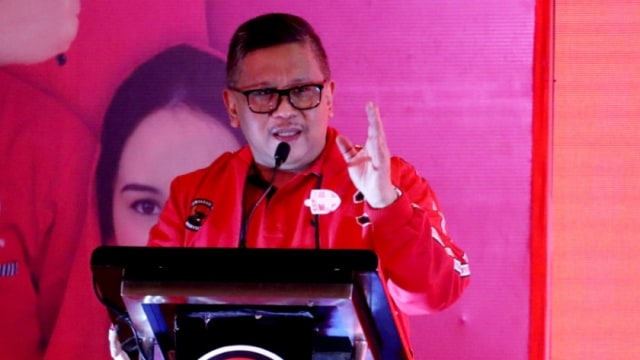 Sekjen DPP PDIP Hasto Kristiyanto di Rakercabsus PDIP Tangsel. Foto: PDIP