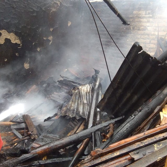 Kebakaran. Foto: Rizal Adhi