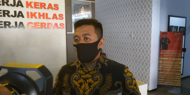 Kasat Reskrim Polresta Malang Kota, AKP Azi Pratas Guspitu. Foto: Ulul Azmi 