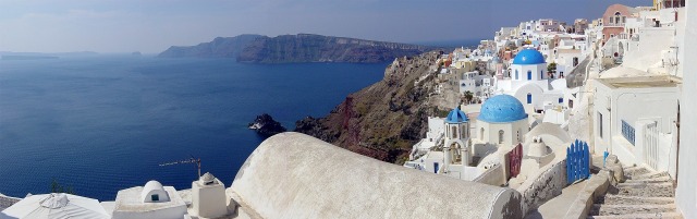 Pemandangan Santorini yang Paling Dikenal (Wikimedia Commons)