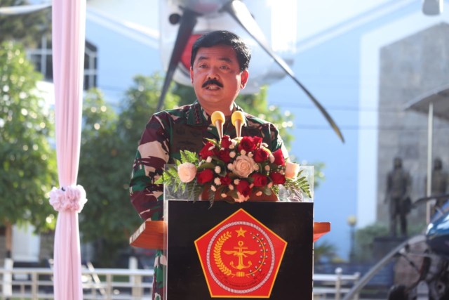 Panglima TNI Resmikan N250 Gatotkoco di Muspudirla Yogyakarta. Foto: Dok. Puspen TNI