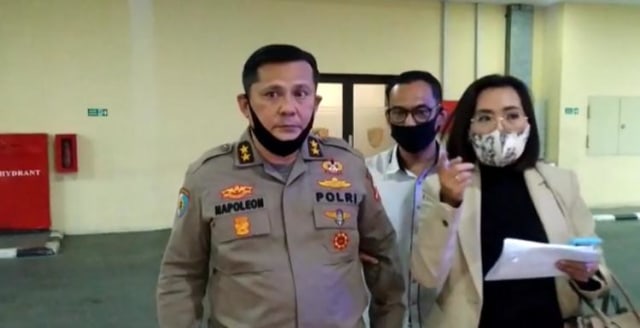 Penampilan perdana Irjen Napoleon usai ditetapkan tersangka. Foto: Dok. Istimewa