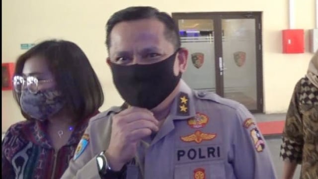 Irjen Napoleon Bonaparte tiba di Bareskrim Polri. Foto: Dok. Istimewa