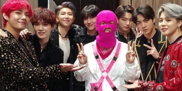 Mommy Son bersama BTS di ajang MAMA 2018, Foto: Dok. Allkpop
