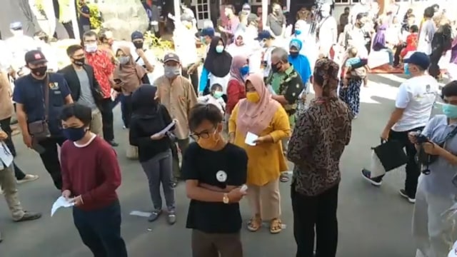 Simulasi Pilkada dengan Protokol Kesehatan di Indramayu. Foto: KPU RI