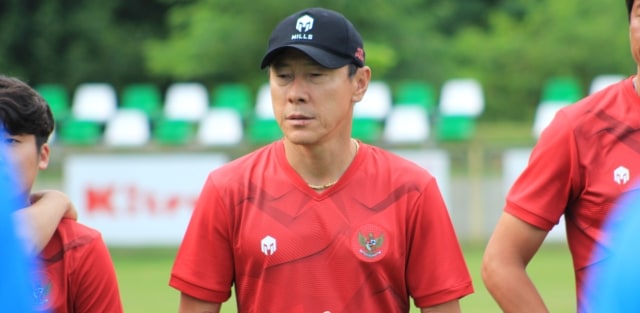 Shin Tae-yong saat melatih Timnas U-19 Indonesia di Kroasia. Foto: Dok. PSSI