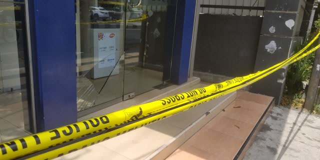 Tempat Kejadian Perkara (TKP) penembakan. Foto: ulul azmi