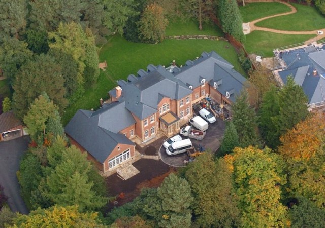 Rumah Wayne Rooney (Foto: The Sun)