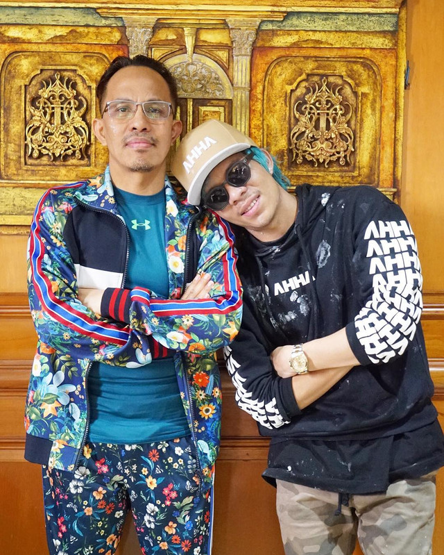 Atta Halilintar dan ayahnya, Halilintar Asmid. Foto: Instagram/@halilintarasmid