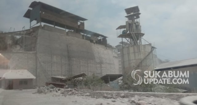 Pabrik kapur PT Wan Shi Da di Jampang Tengah Sukabumi | Sumber Foto:ISTIMEWA