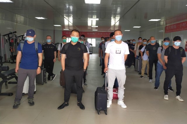 37 TKA asal China dikeluarkan dari lokasi proyek PLTU 3-4 Nagan Raya, Aceh, Kamis (3/9). Foto: Humas Nagan Raya 